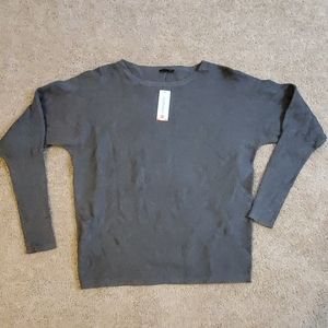 NWT Grey Dolman Sweater